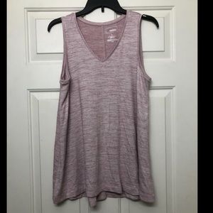 Heathered Pink Sleeveless Sweater